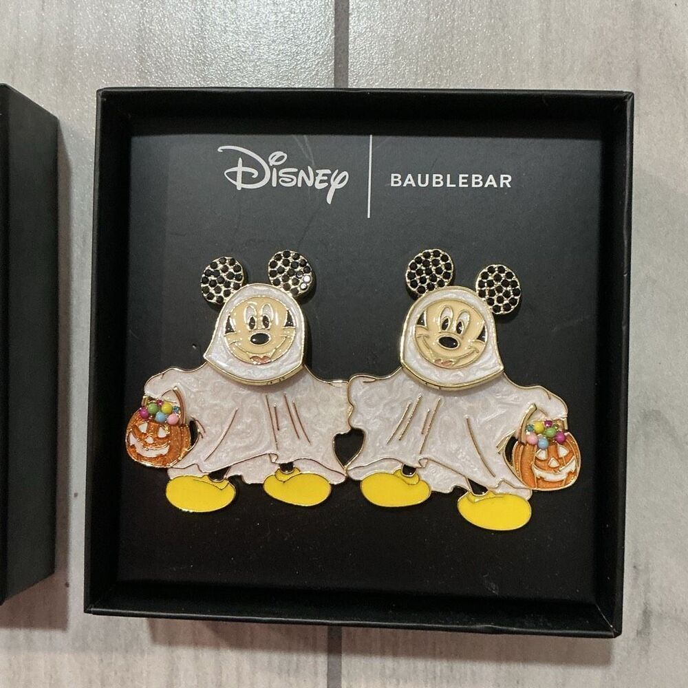 Disney Mickey Mouse Ghost Earrings by BaubleBar - Picture 2 of 2